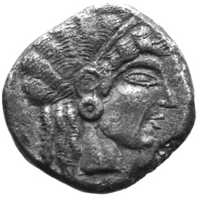 Lapethos, Uncertain king of the 5th c. BC, AR siglos (10.48 grammes). Oxford, the Ashmolean Museum, no 11733 (A1824)