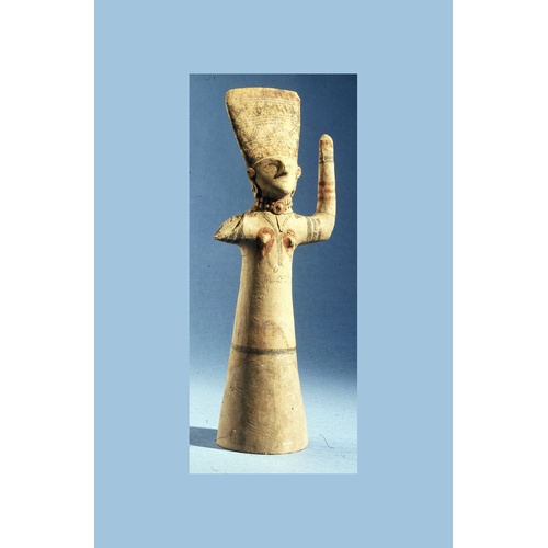 Η Κυρία του Ιερού με υψωμένα χέρια. Ύ. 36,5 εκ. 8ος-7ος αι. π.Χ.. Βρετανικό Μουσείο.