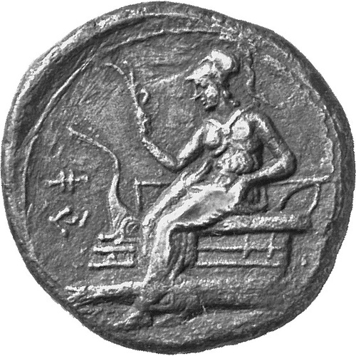 Αβέβαιο κυπριακό νομισματοκοπείο, Βασιλέας Αρι(-), AR δίδραχμο (6.29 γρ.), Staatliche Museen zu Berlin, χωρίς αρ. ευρ.