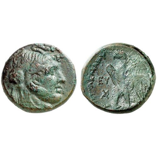 Χάλκινο νόμισμα από την Κύπρο που χρονολογείται την εποχή του Πτολεμαίου Α΄ (μετά το 294 π.Χ.). Paul-Francis Jacquier 38, 13 September 2013, 169 (7,46 γρ., 23 χιλ.). Sv. 363.