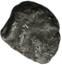 Εμπροσθότυπος 'SilCoinCy A1816, acc.no.: . Silver coin of king Uncertain king of Kition of Kition 525 - 480 BC. Weight: 0.17g, Axis: 3h, Diameter: 7mm. Obverse type: Heracles head r. youthful with lion skin
. Obverse symbol: -. Obverse legend: - in -. Reverse type: Lion devouring stag r.. Reverse symbol: -. Reverse legend: - in -.