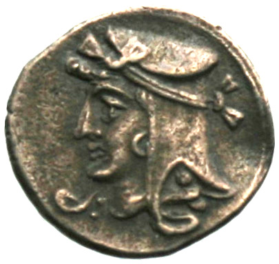 Reverse 'SilCoinCy A1872, acc.no.: . Silver coin of king Evagoras II (not as king of Salamis) of Cilician mint ? after 351 BC. Weight: 0.6g, Axis: 8h, Diameter: 12mm. Obverse type: -. Obverse symbol: -. Obverse legend: - in -. Reverse type: -. Reverse symbol: -. Reverse legend: - in -.