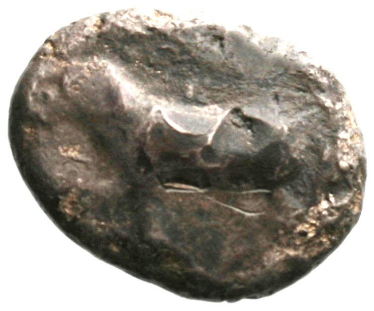 Obverse 'SilCoinCy A1902, acc.no.: . Silver coin of king Uncertain king of Cyprus (archaic period) of Uncertain Cypriot mint  - . Weight: 10.89g, Axis: 6h, Diameter: 21mm. Obverse type: -. Obverse symbol: -. Obverse legend: - in -. Reverse type: -. Reverse symbol: -. Reverse legend: - in -.