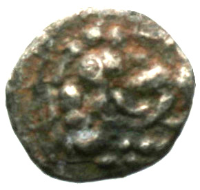 Εμπροσθότυπος 'SilCoinCy A1903, acc.no.: . Silver coin of king  of  . Weight: 0.39g, Axis: 9h, Diameter: 8mm. Obverse type: -. Obverse symbol: -. Obverse legend: - in -. Reverse type: -. Reverse symbol: -. Reverse legend: - in -.