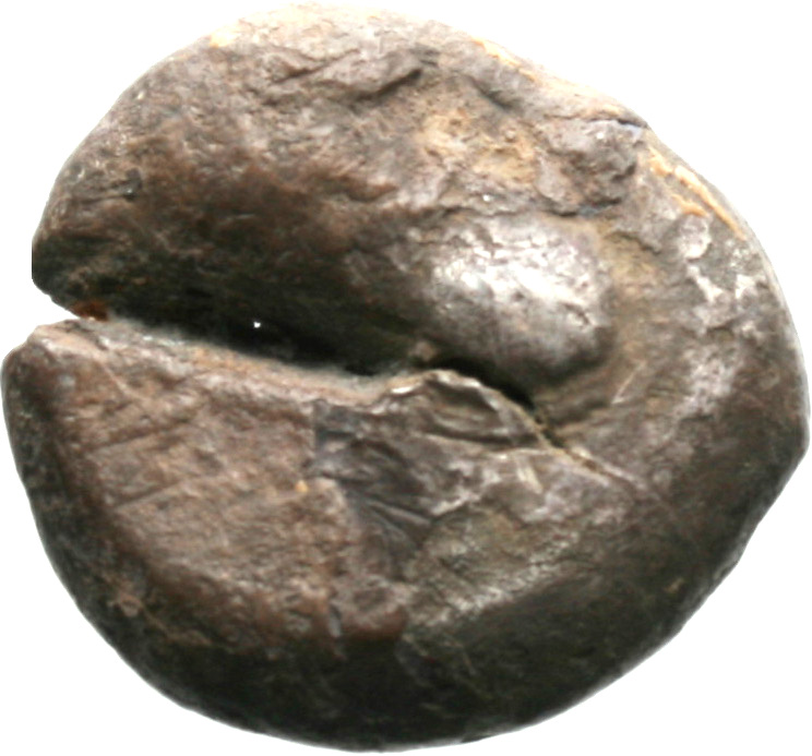 Εμπροσθότυπος 'SilCoinCy A1921, acc.no.: . Silver coin of king Uncertain king of Salamis of Salamis 480-411 BC. Weight: 11.02g, Axis: 2h, Diameter: 21mm. Obverse type: -. Obverse symbol: -. Obverse legend: - in -. Reverse type: -. Reverse symbol: -. Reverse legend: - in -.