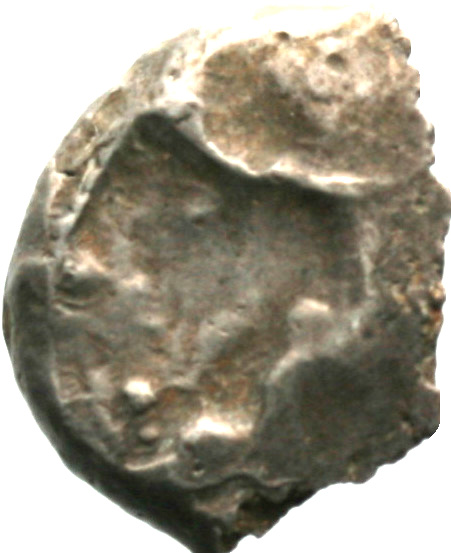 Obverse 'SilCoinCy A1923, acc.no.: . Silver coin of king  of  . Weight: 4.5199999999999995737g, Axis: 9h, Diameter: 16mm. Obverse type: Heracles advancing r. holding club and bow. Obverse symbol: -. Obverse legend: - in -. Reverse type: Lion seated r., ram’s head on it’s feet. Reverse symbol: -. Reverse legend: - in -.