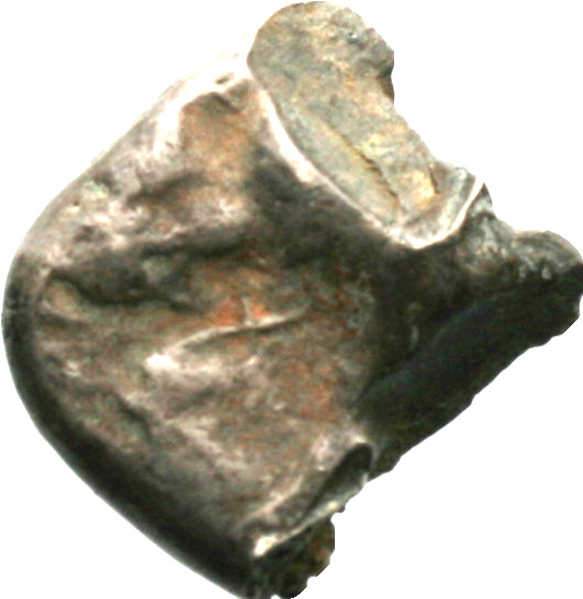 Εμπροσθότυπος 'SilCoinCy A1926, acc.no.: . Silver coin of king Uncertain king of Idalion of Idalion 500 - 480 BC. Weight: 4.51g, Axis: 6h, Diameter: 16mm. Obverse type: -. Obverse symbol: -. Obverse legend: - in -. Reverse type: -. Reverse symbol: -. Reverse legend: - in -.