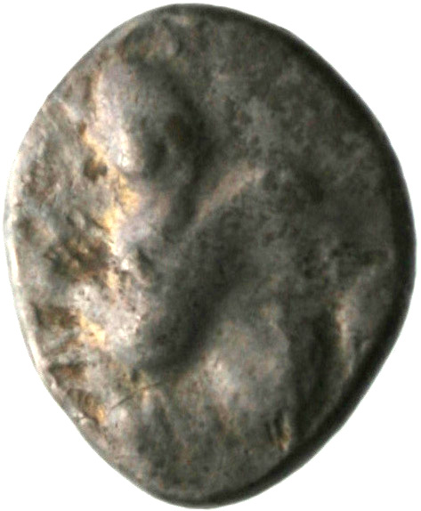 Obverse 'SilCoinCy A1929, acc.no.: . Silver coin of king Uncertain king of Idalion of Idalion 500 - 480 BC. Weight: 3.56g, Axis: 4h, Diameter: 16mm. Obverse type: -. Obverse symbol: -. Obverse legend: - in -. Reverse type: -. Reverse symbol: -. Reverse legend: - in -.