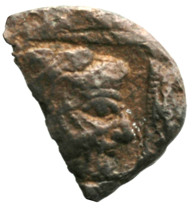 Οπισθότυπος 'SilCoinCy A1941, acc.no.: . Silver coin of king Uncertain king of Cyprus (archaic period) of Uncertain Cypriot mint  - . Weight: 6.1g, Axis: 12h, Diameter: 19mm. Obverse type: -. Obverse symbol: -. Obverse legend: - in -. Reverse type: -. Reverse symbol: -. Reverse legend: - in -.